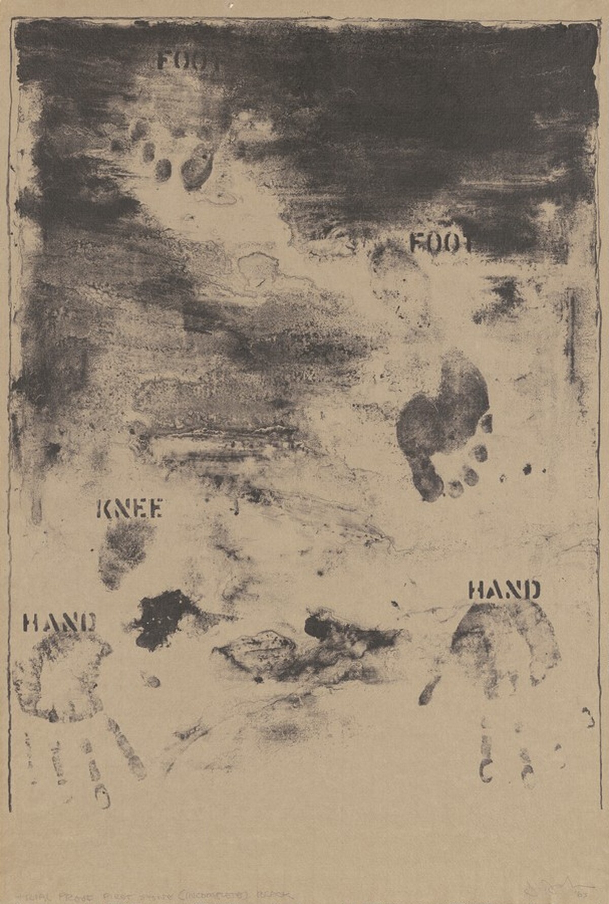 Pinion [trial proof] by Jasper Johns