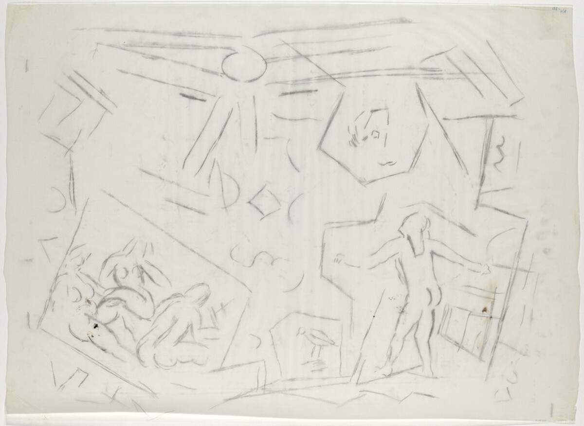 Seascape with Four Figures by John Marin