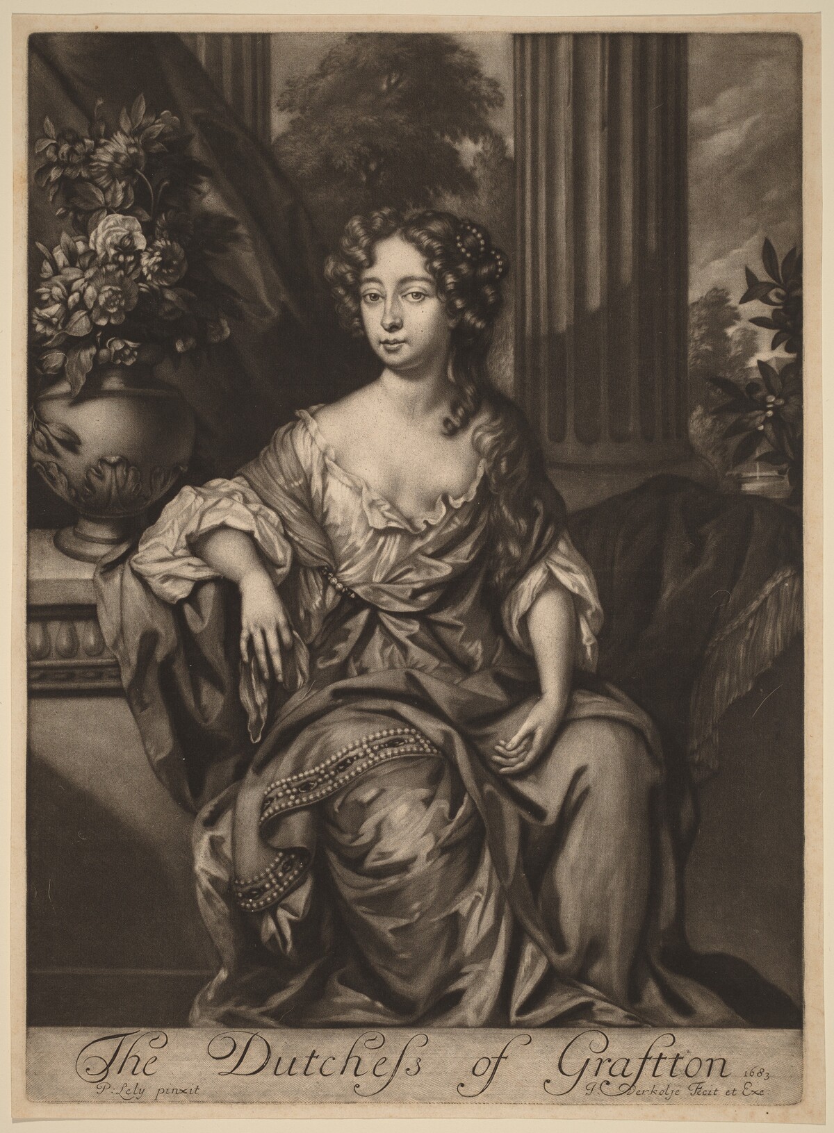 The Duchess of Grafton by Jan Verkolje I after Sir Peter Lely