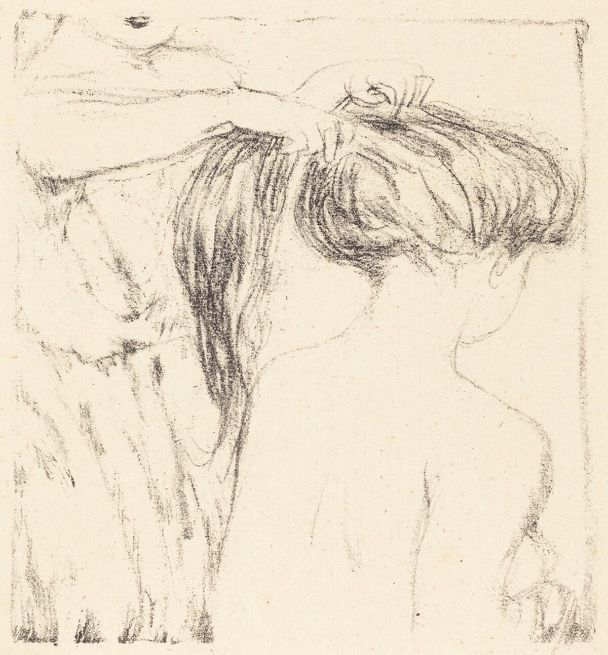 Woman Combing Her Hair, in Daphnis et Chloé by Pierre Bonnard