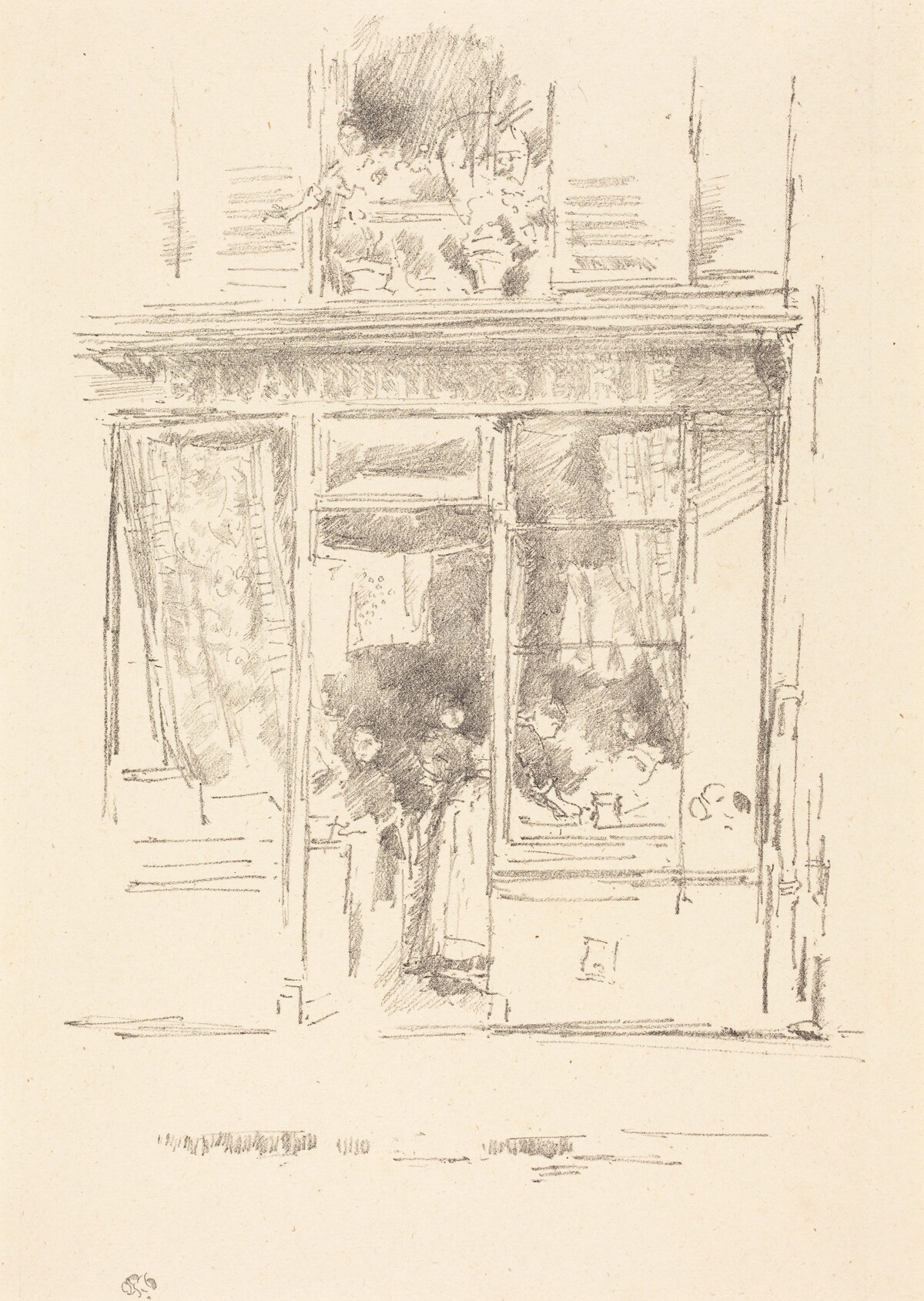 The Laundress: "La Blanchisseuse de la Place Dauphine" by James McNeill Whistler