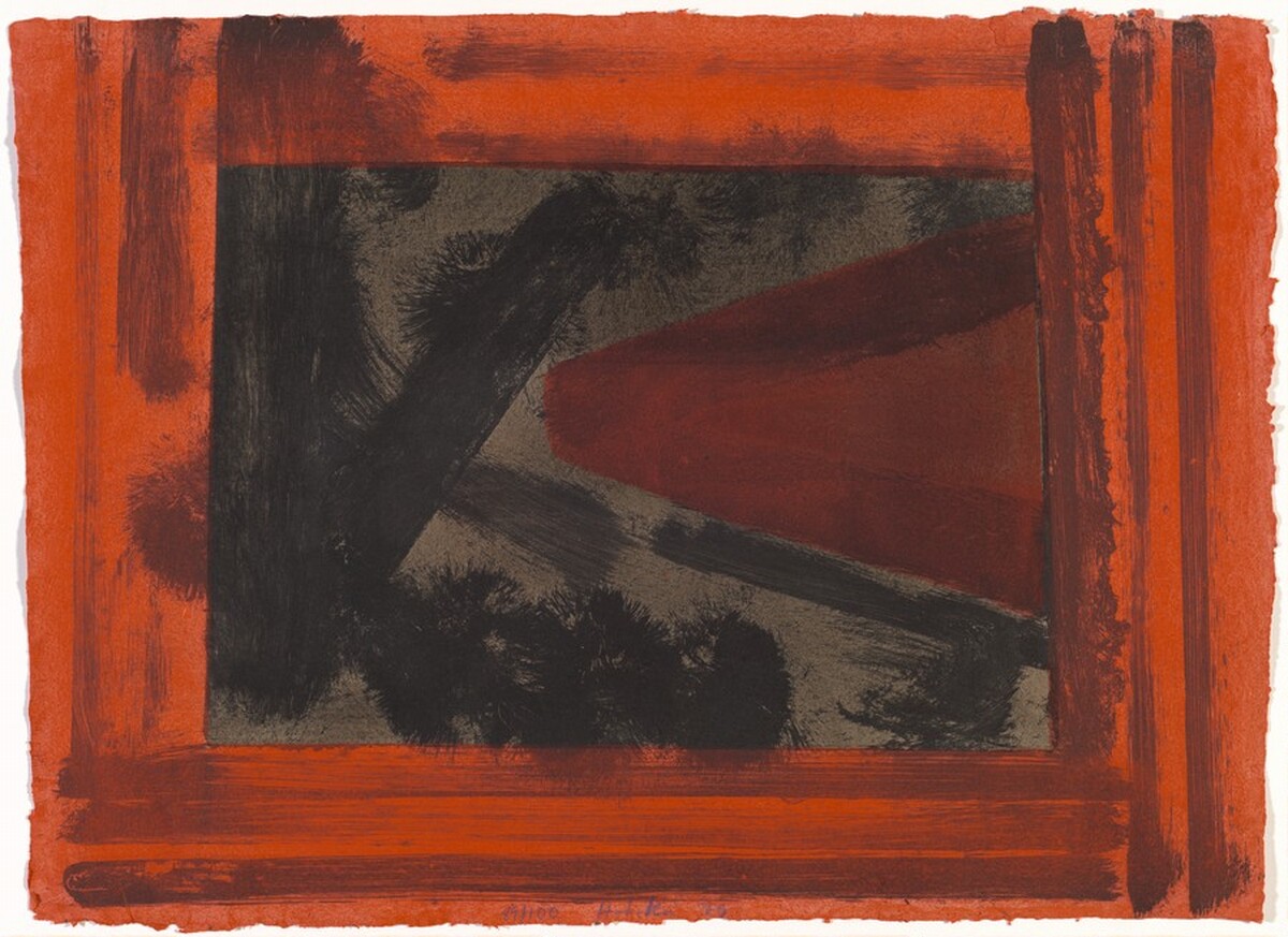 Here We Are in Croydon by Howard Hodgkin