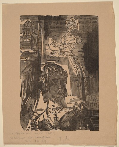 Illustration to V. Hofmannsthal, "Andreas"