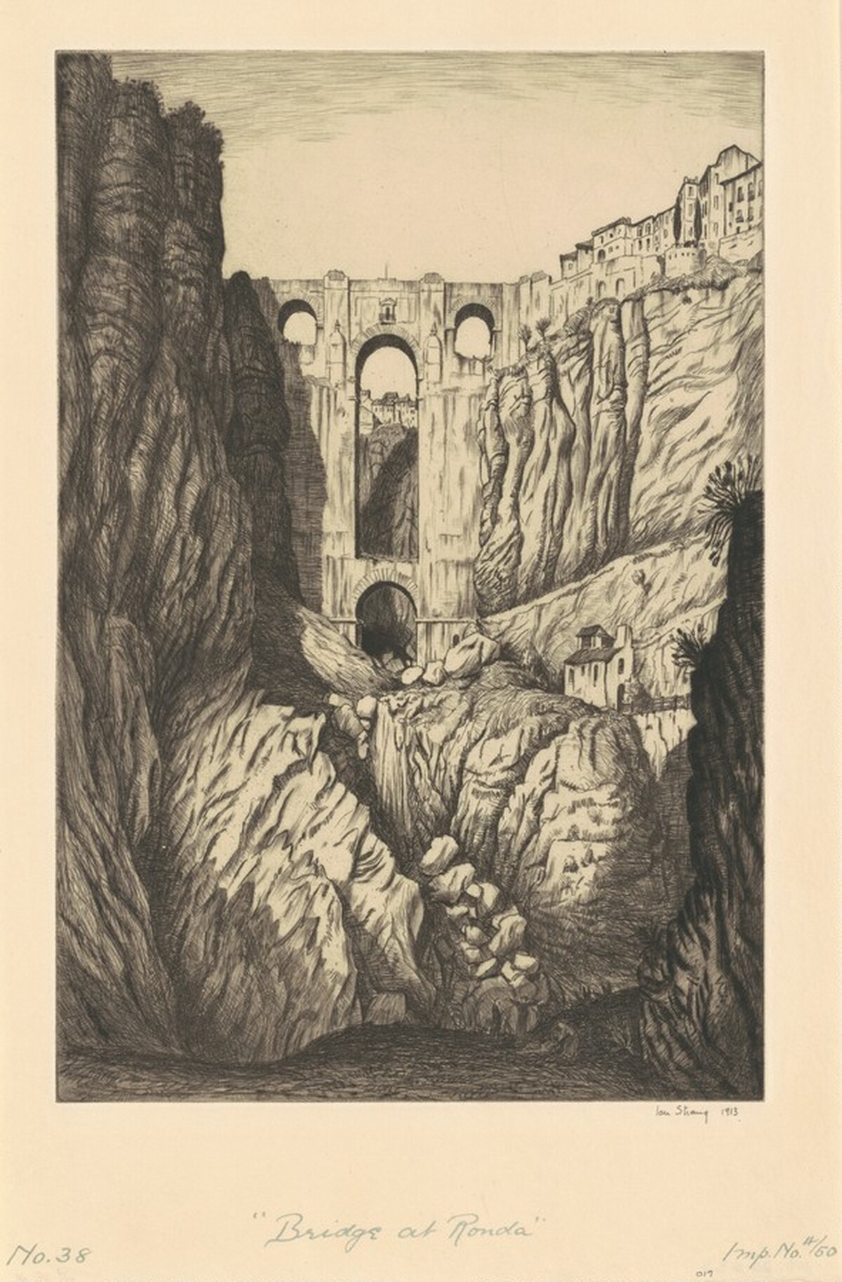 Bridge at Ronda by Ian Strang