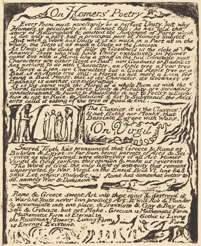 On Homer's Poetry (and) On Virgil