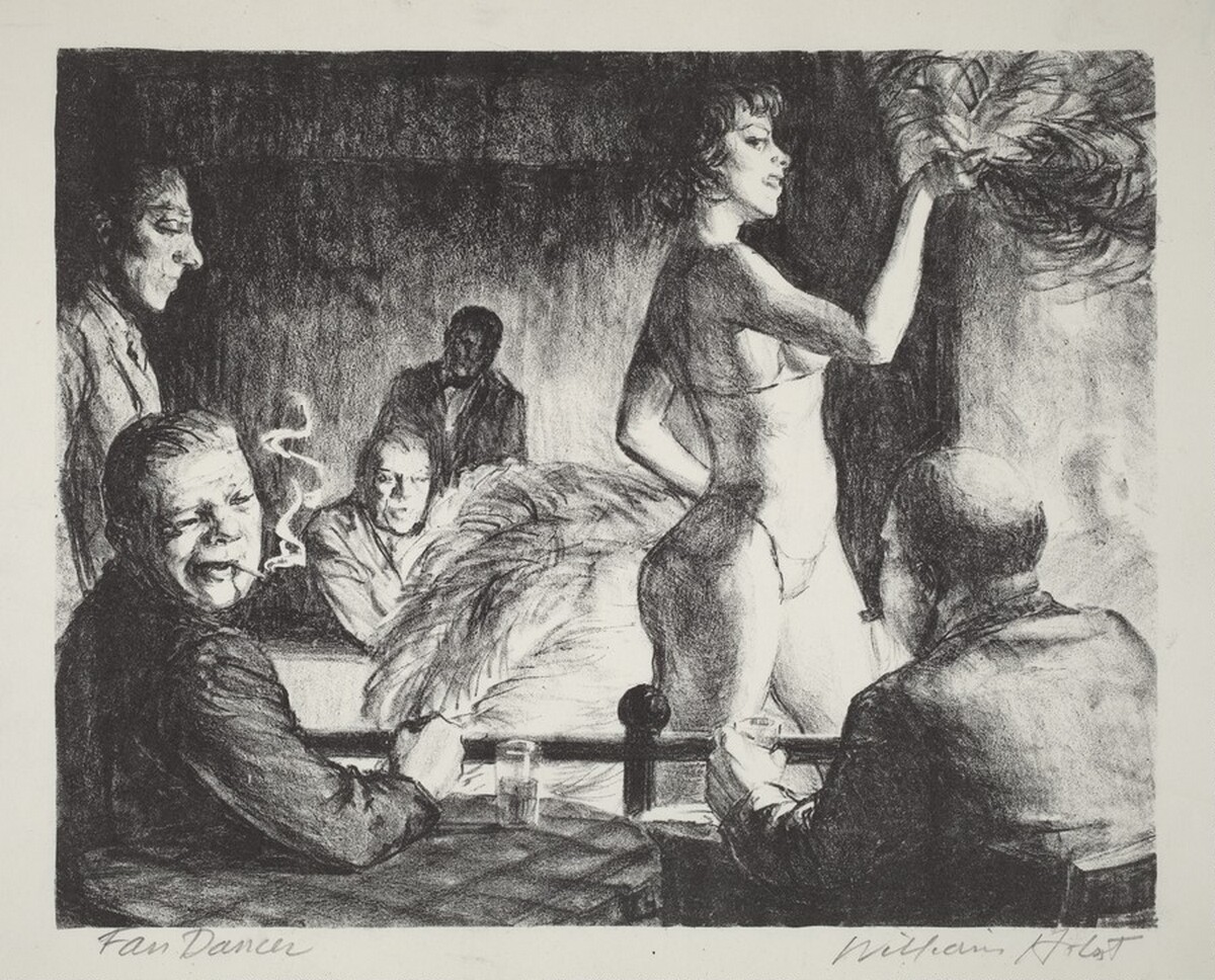 Fan Dancer by William H. Holst