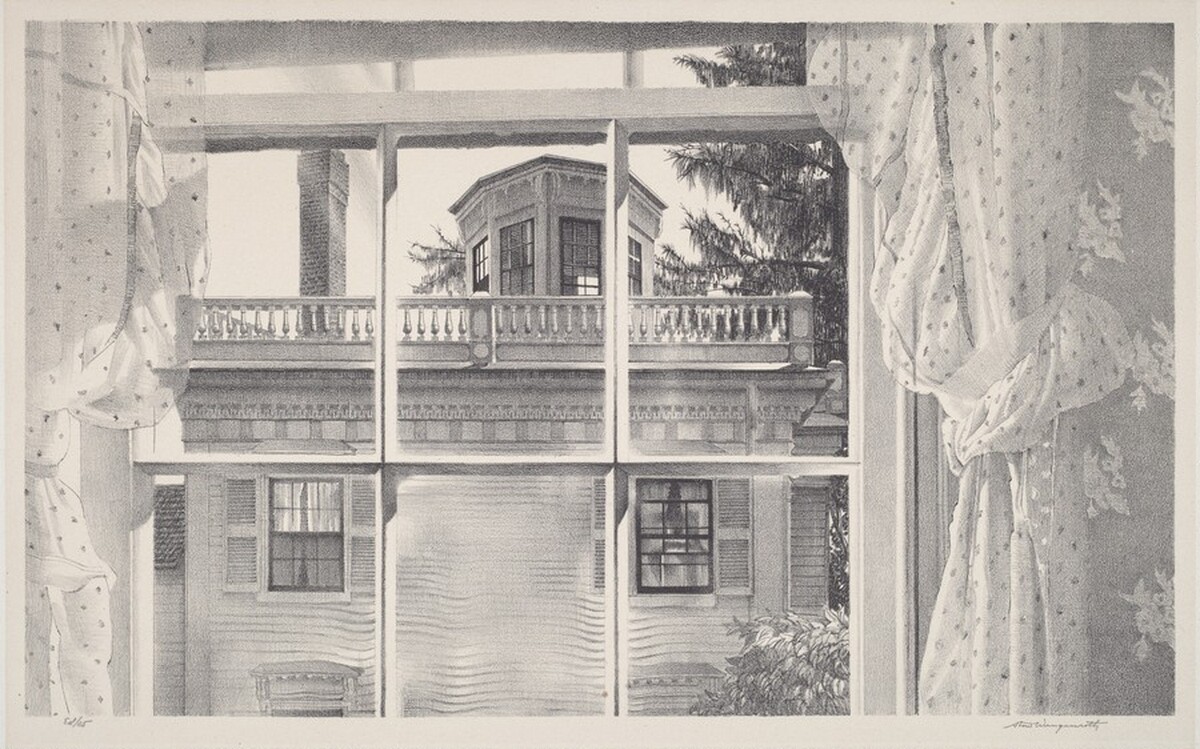 Window in Wiscasset by Stow Wengenroth