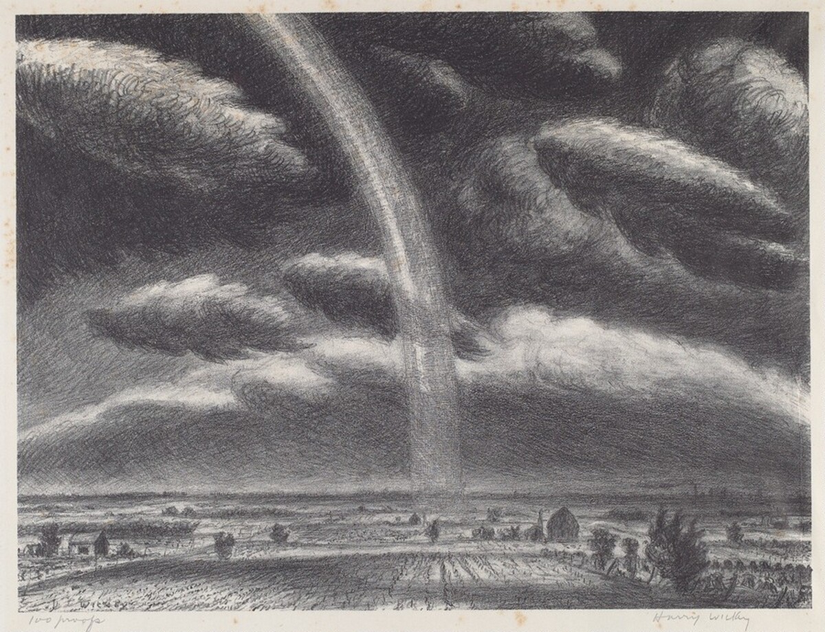 Untitled (Rainbow After The Storm) by Harry Newman Wickey