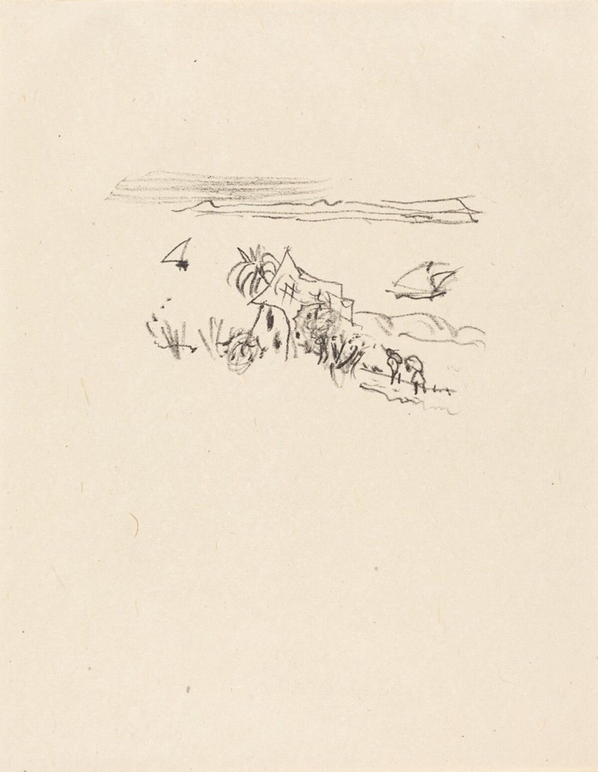 From "Le crepuscule des nymphes" (illustration, page 41) by Pierre Bonnard