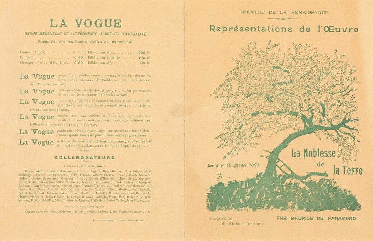 La Noblesse de la terre by Francis Jourdain
