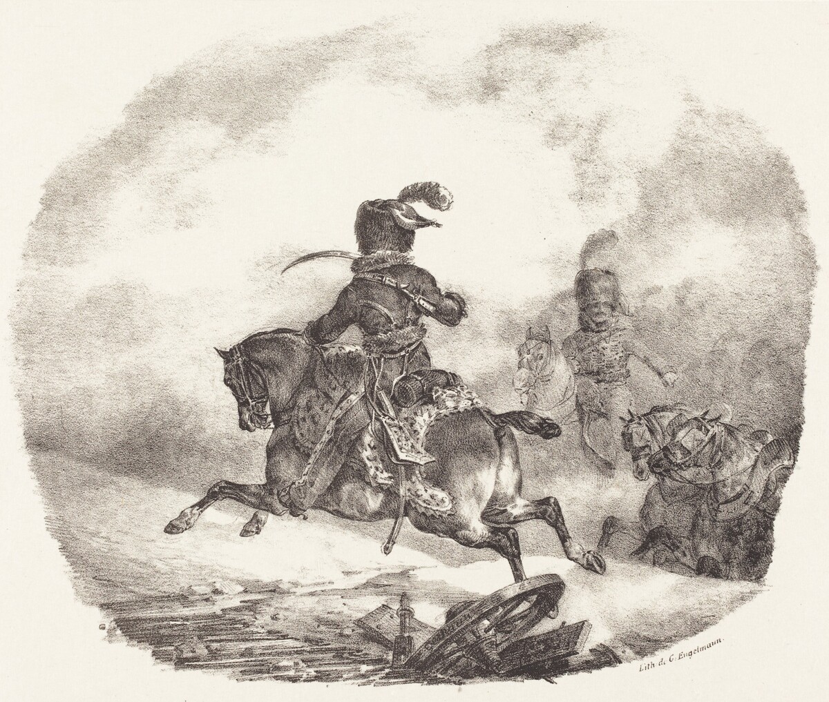 Light Artillery Officer of the  Imperial Guard (Officier d'artillerie legerie de la  garde imperiale) by Théodore Gericault