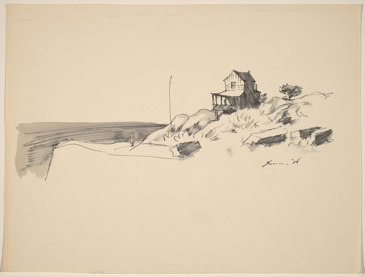 Cottage on Dune by Donald Carlisle Greason