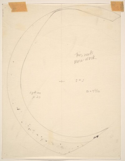 Sketch for "Building - Blocks for a Doorway" (C)