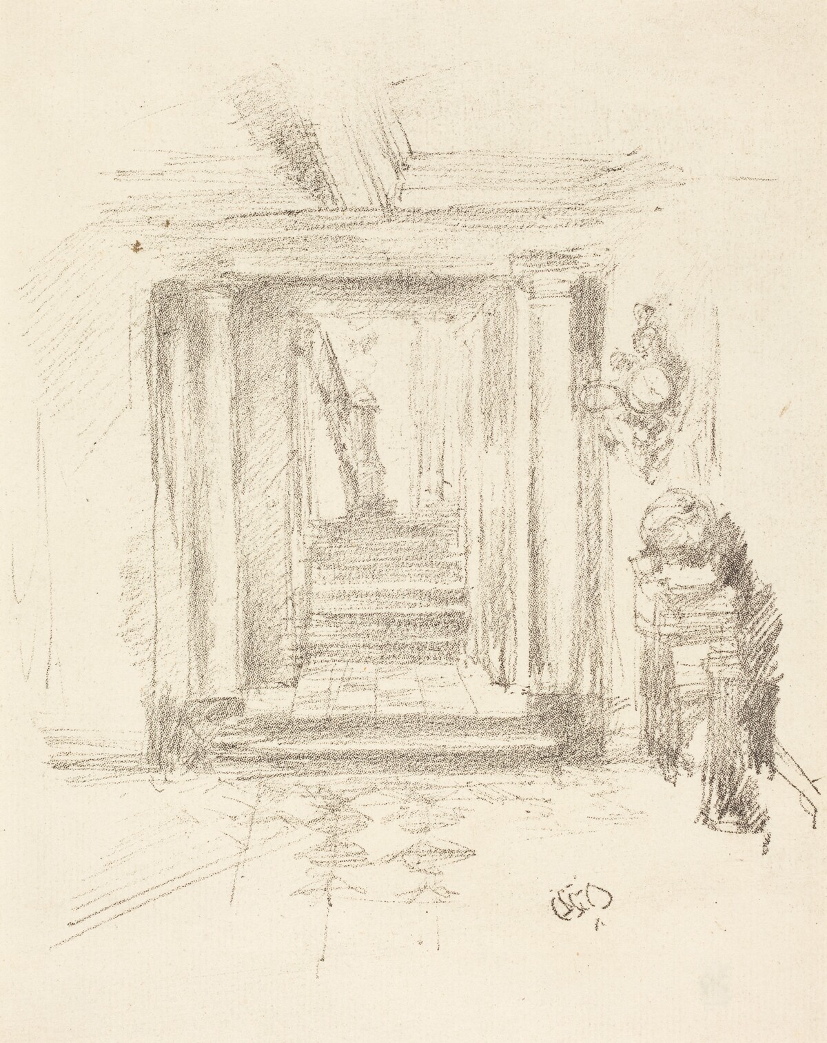 Staircase by James McNeill Whistler