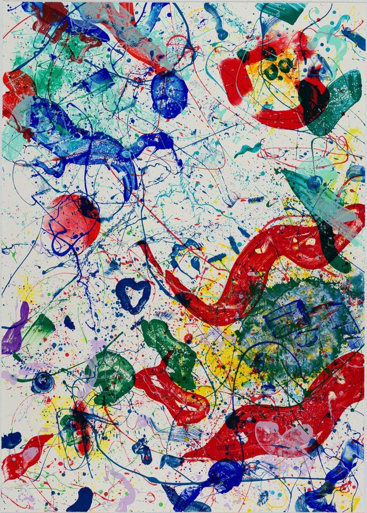 Untitled by Sam Francis