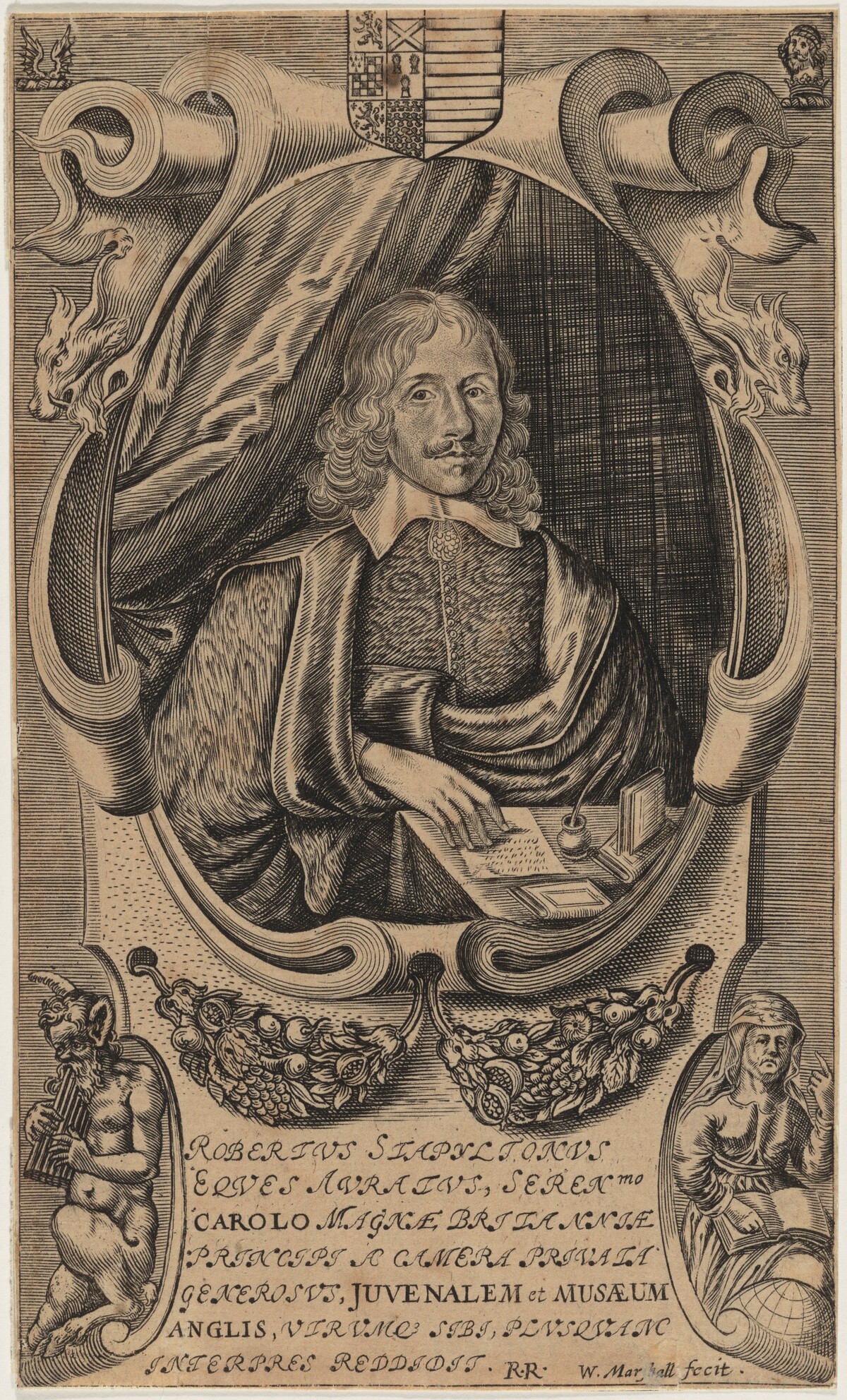 Sir Robert Stapylton, dramatic poet and translator by William Marshall