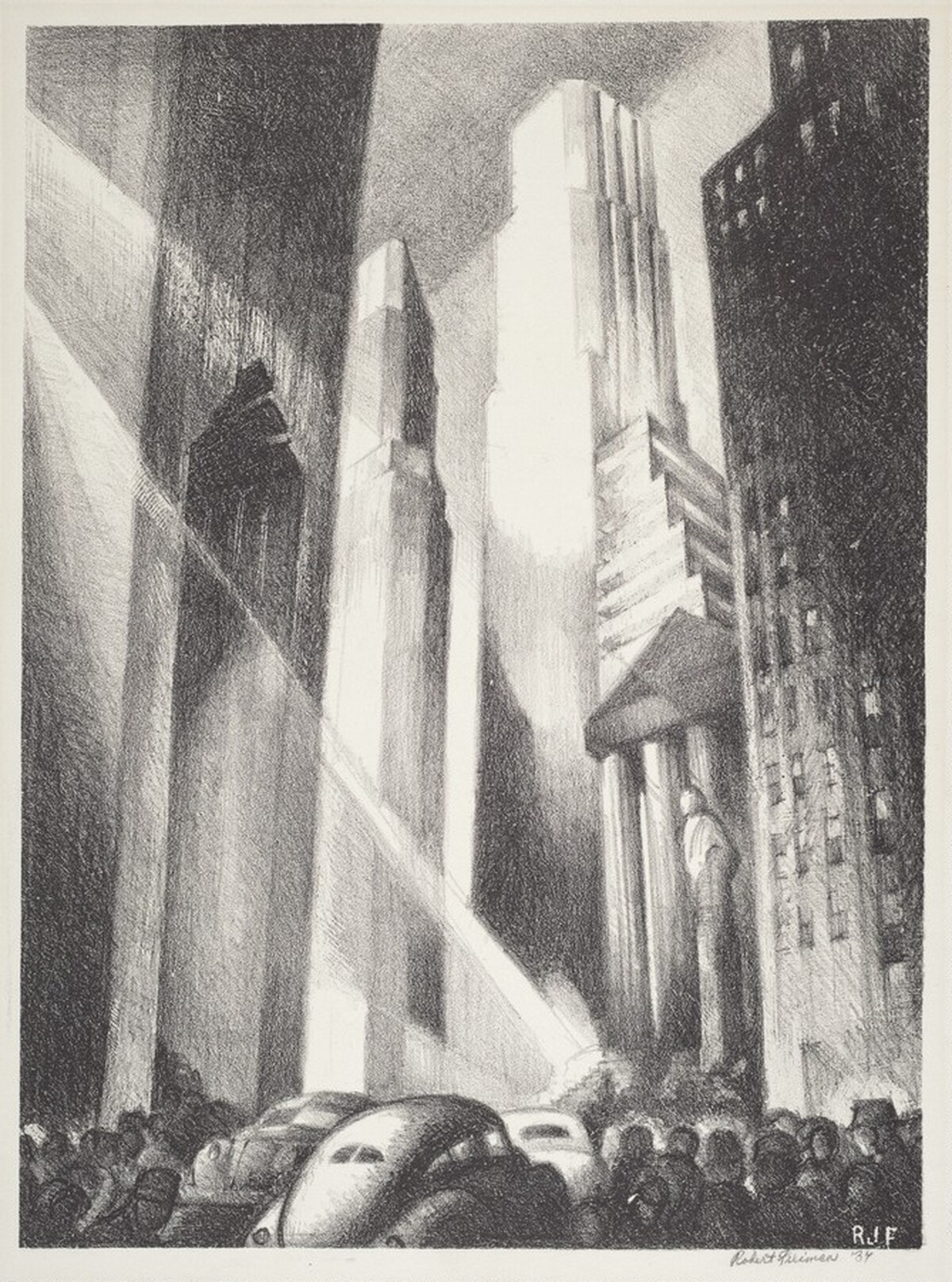 Untitled (Manhattan Scene) by Robert J. Freiman