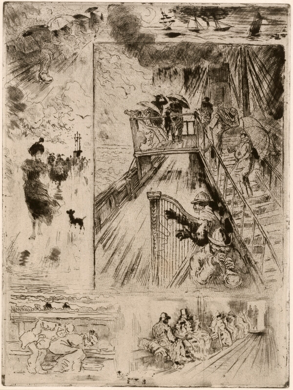 La Traversée (The Passage) by Félix-Hilaire Buhot