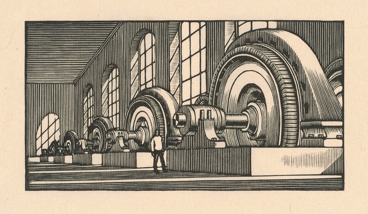 Dynamos by J. J. Lankes, after Rockwell Kent
