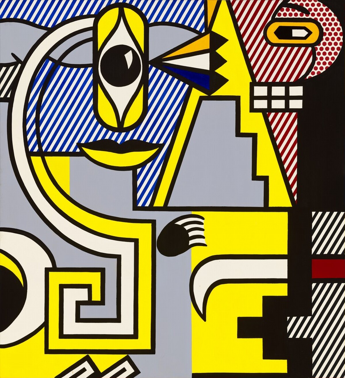 Amerind Composition by Roy Lichtenstein