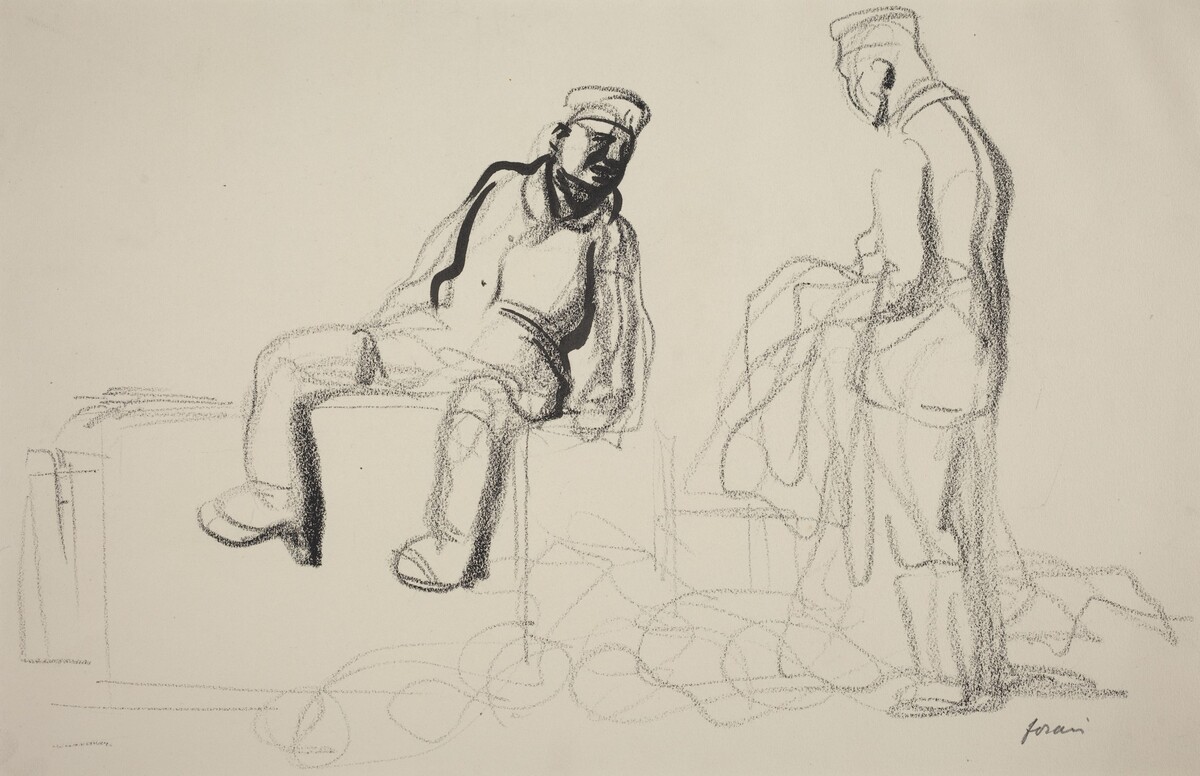 The Economic Withdrawal by Jean-Louis Forain