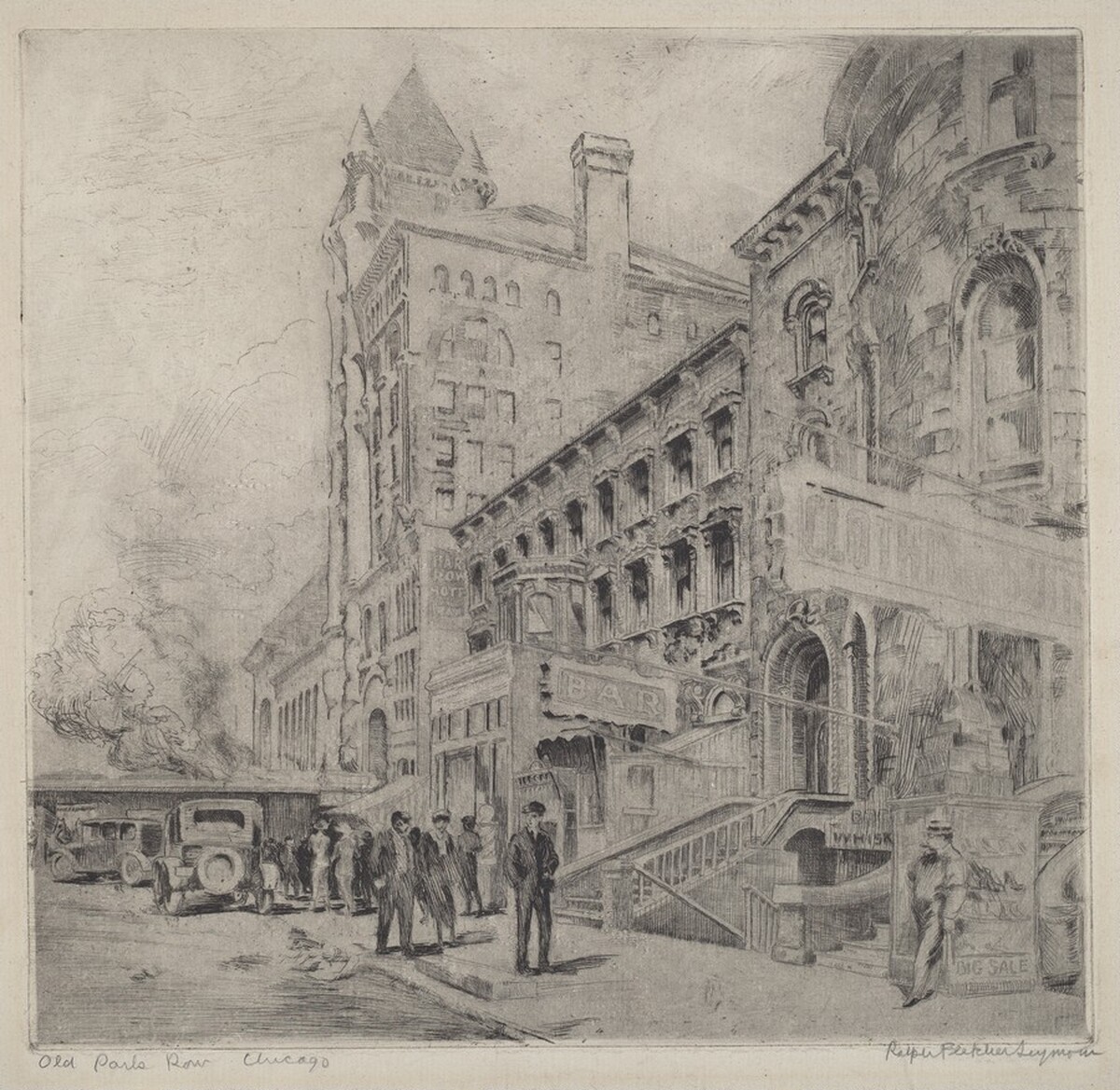 Old Park Row - Chicago by Ralph Fletcher Seymour