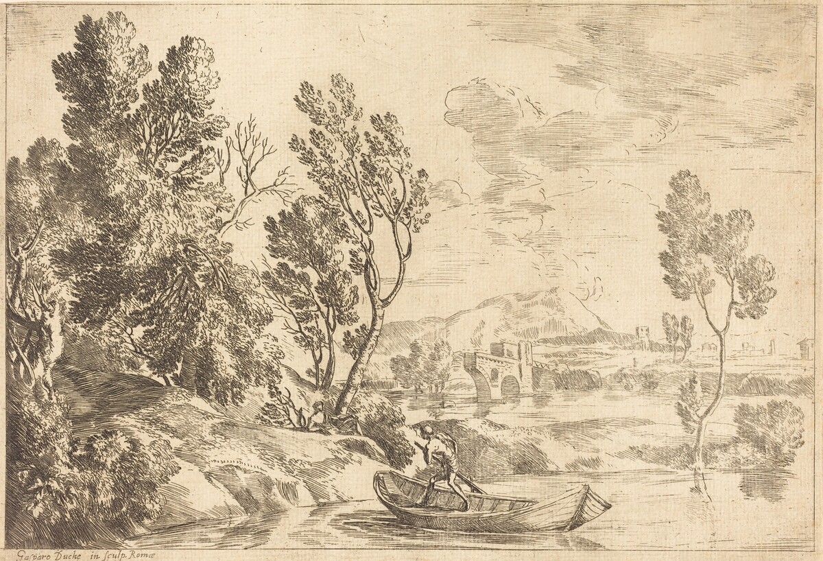 Roman Landscape by Gaspard Dughet
