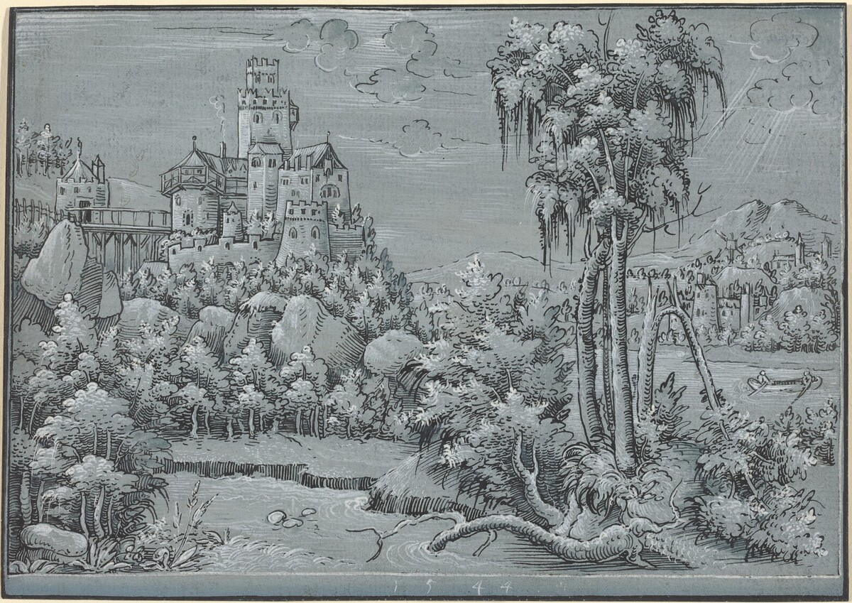 Landscape with a Castle by German 16th Century