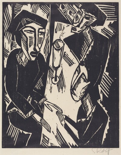 Three at a Table (Drei am Tisch)