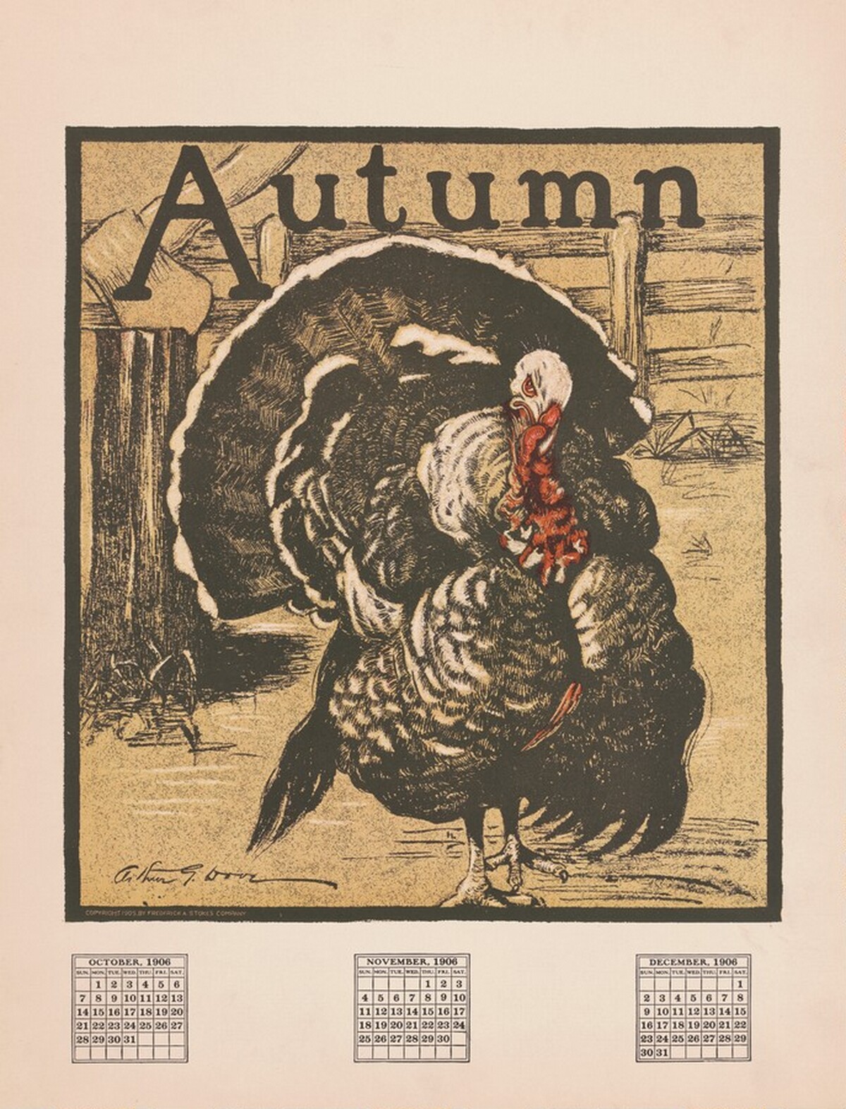 Calendar of Birds and Beasts: Autumn by Arthur Dove
