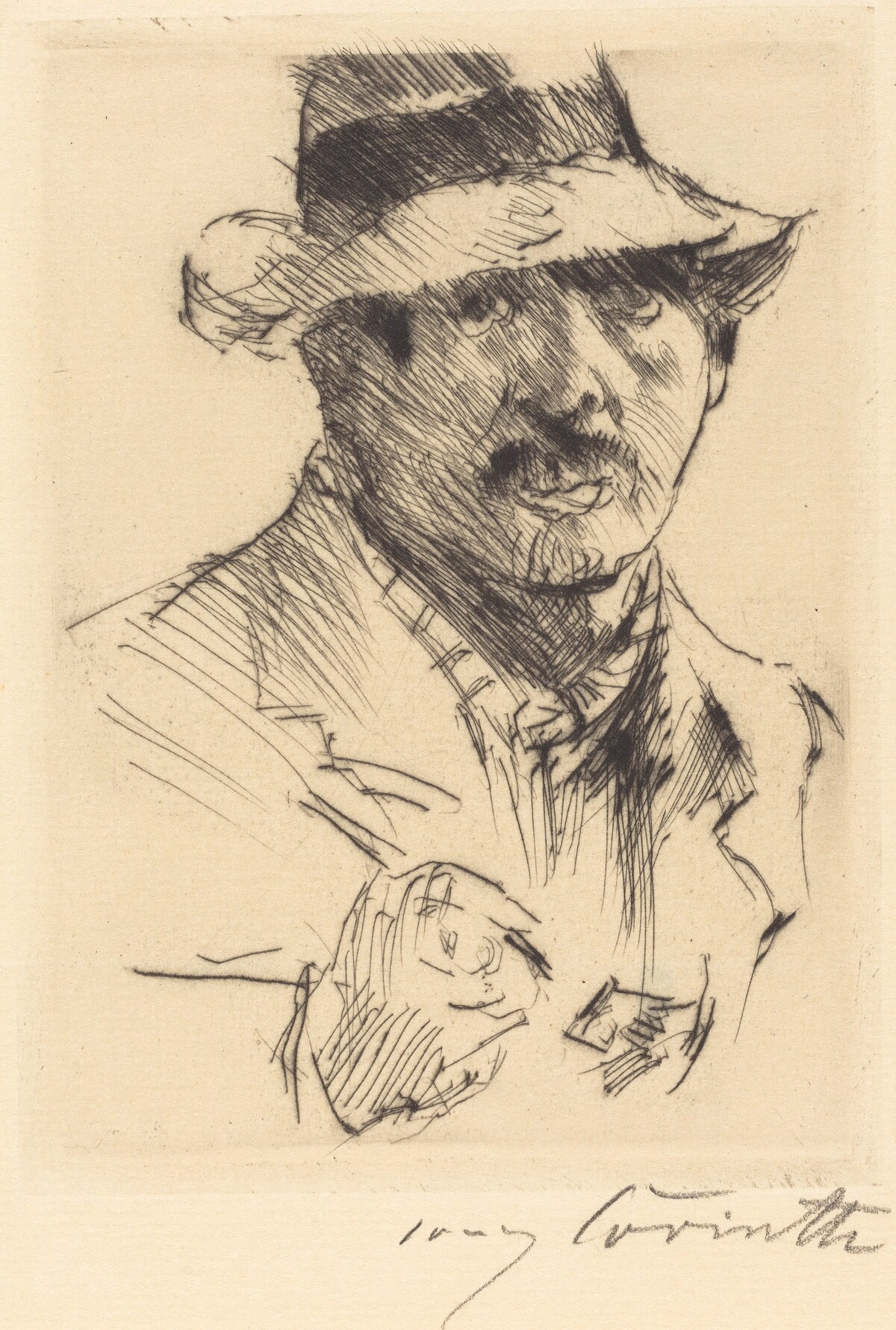 Selbstbildnis (Self-Portrait) by Lovis Corinth