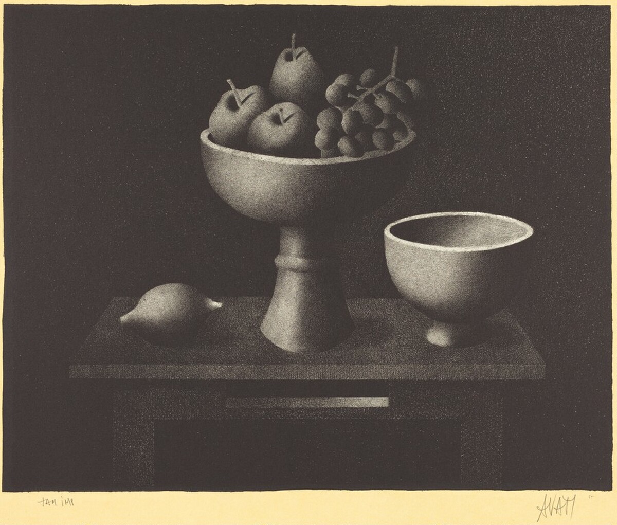 Citron, Bol et Compotier by Mario Avati