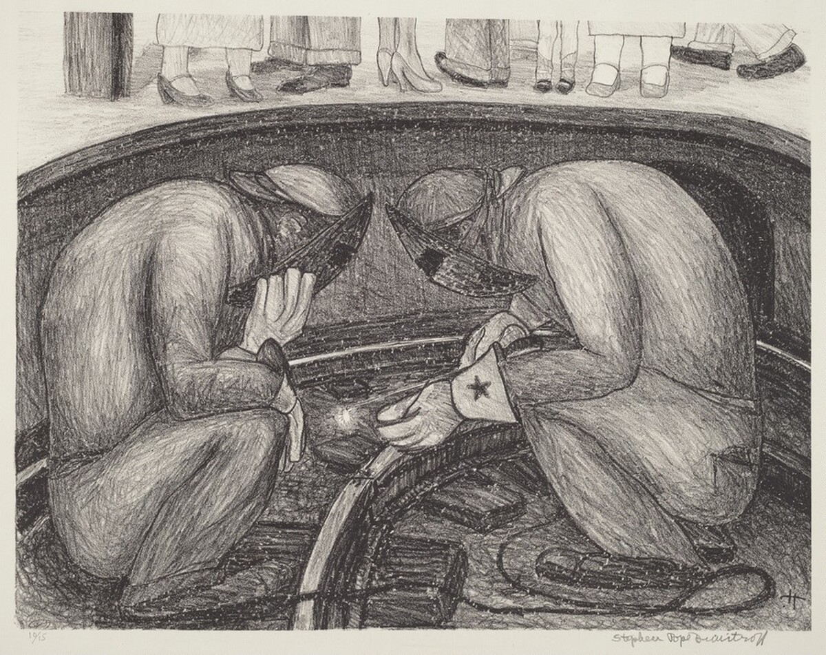Subway Welders by Stephen Pope Dimitroff