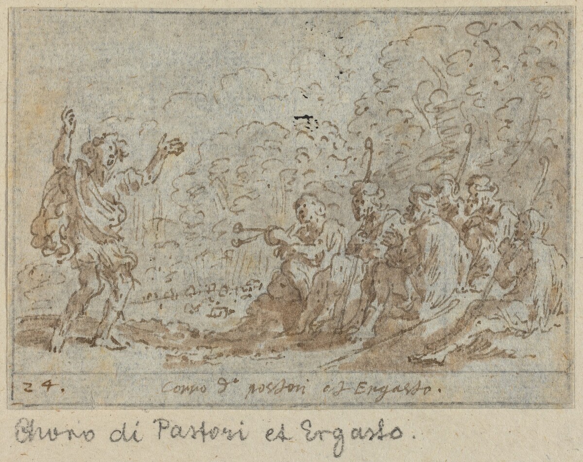 Chorus of Shepherds and Ergasto by Johann Wilhelm Baur