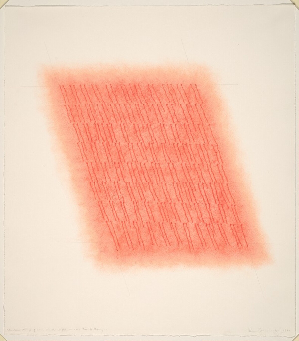 Structure Change of Lines incised before chalk - Sounds Rising I by Edda Renouf