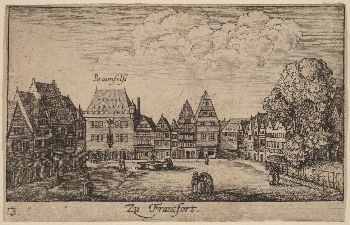 Frankfort by Wenceslaus Hollar