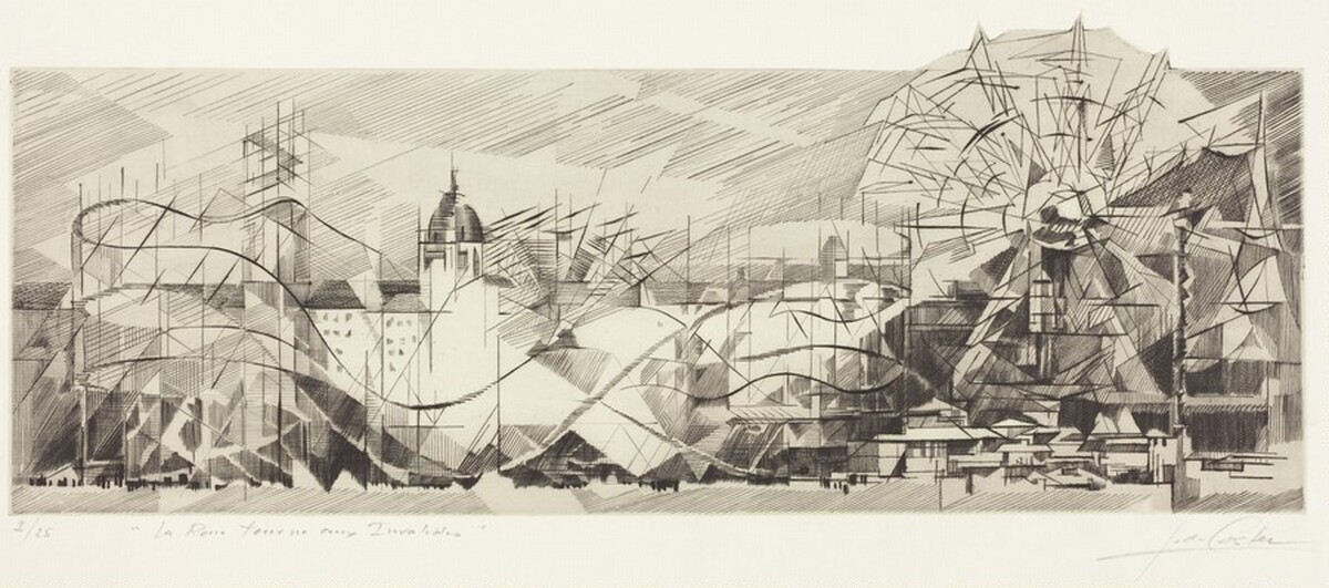 La Roue tourne aux Invalides by Germaine Marguerite de Coster