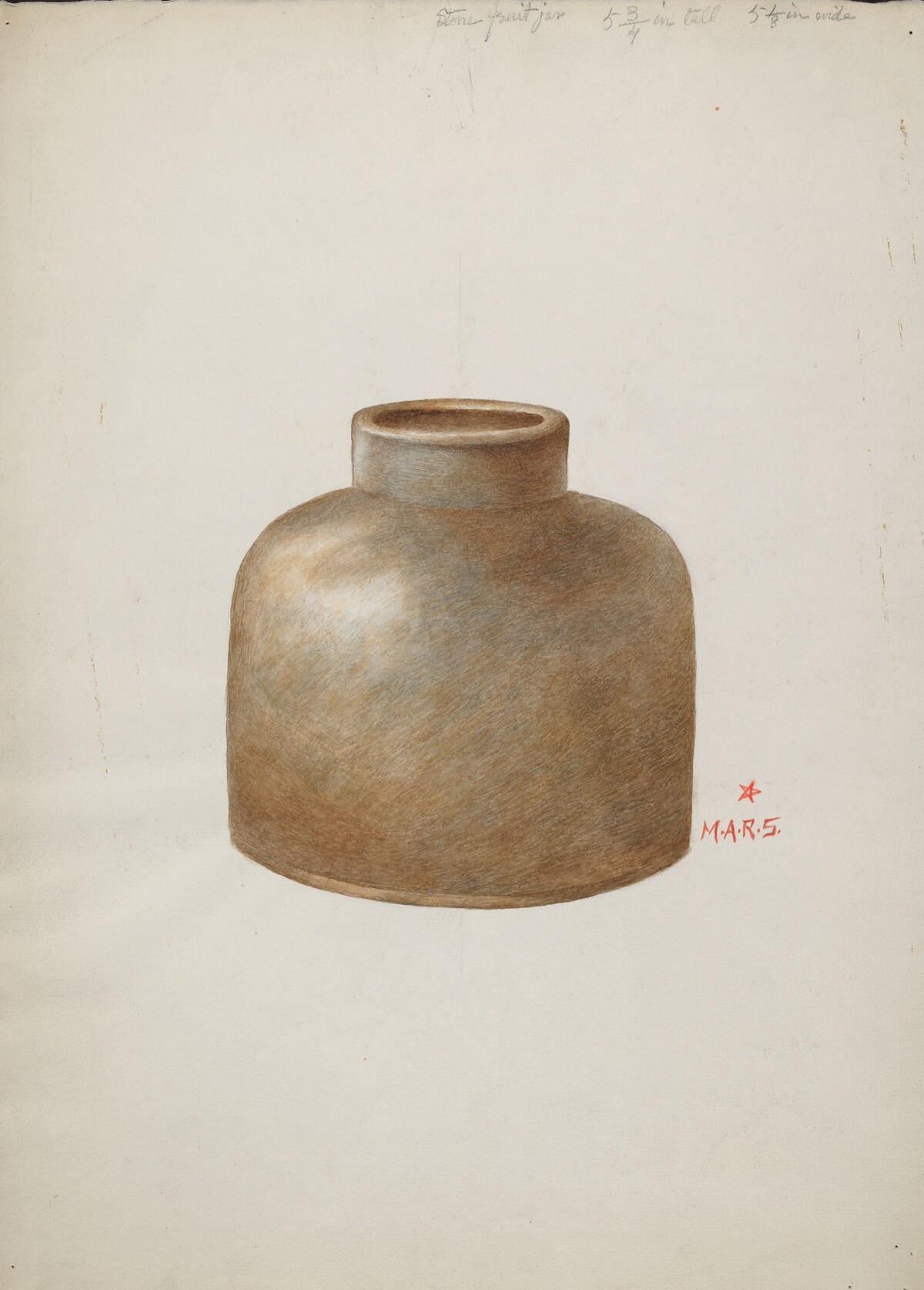 Stone Fruit Jar by Margaret Stottlemeyer