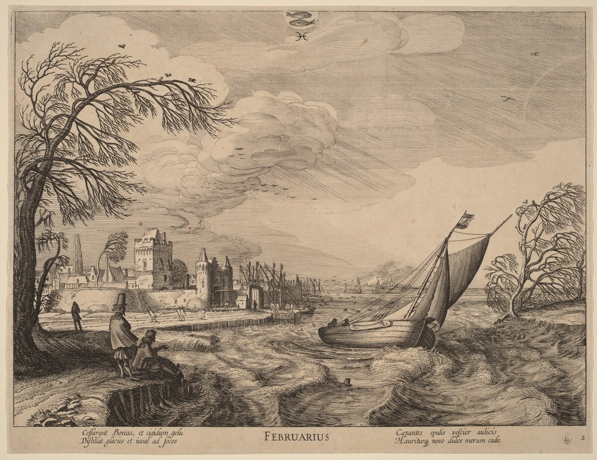 February by Jan van de Velde II