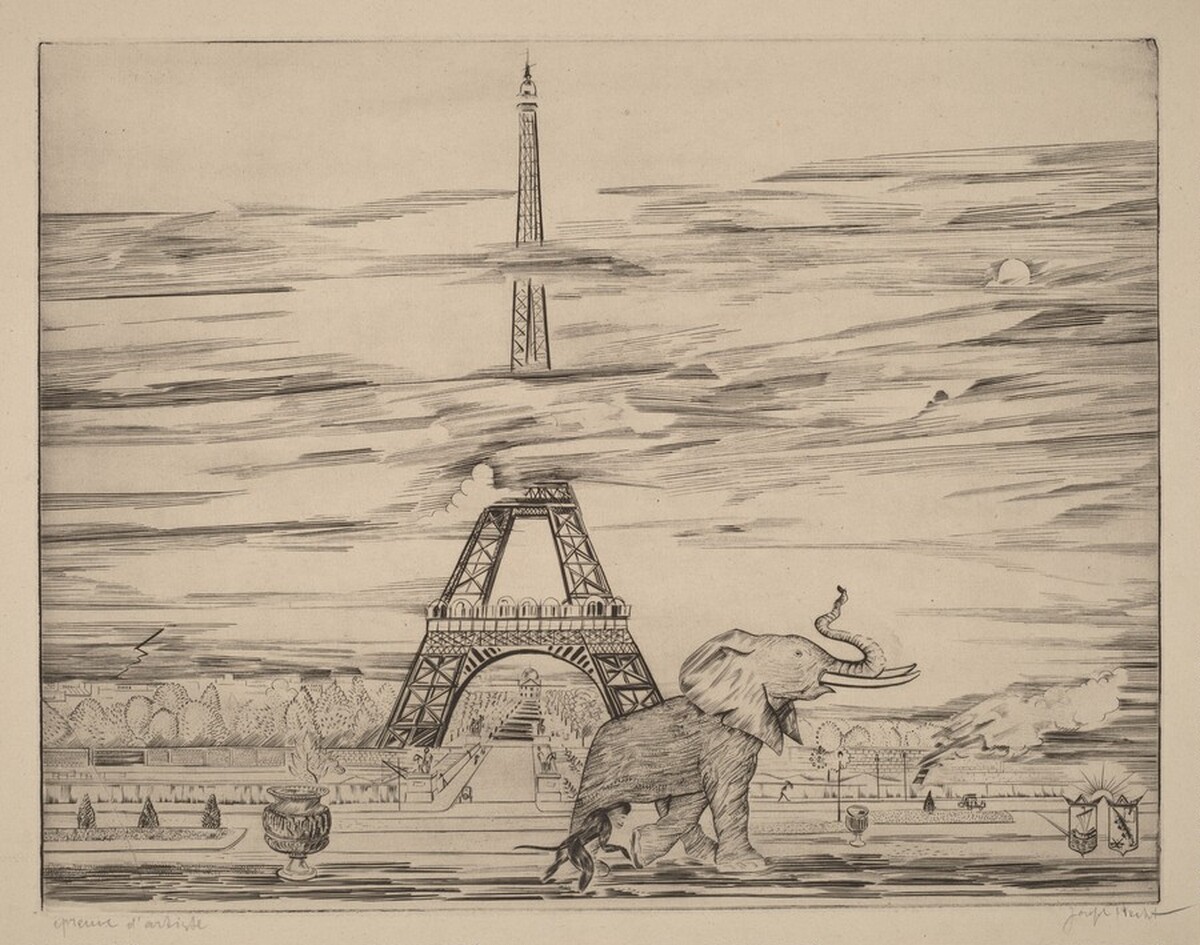 La tour Eiffel by Joseph Hecht
