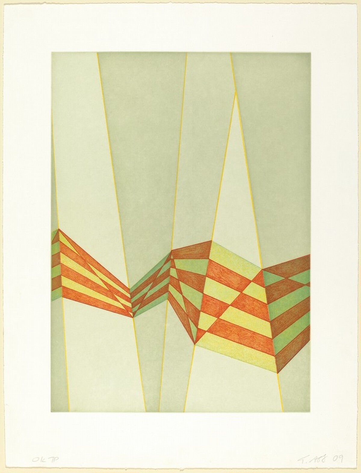 Untitled (diagonals) by Tomma Abts