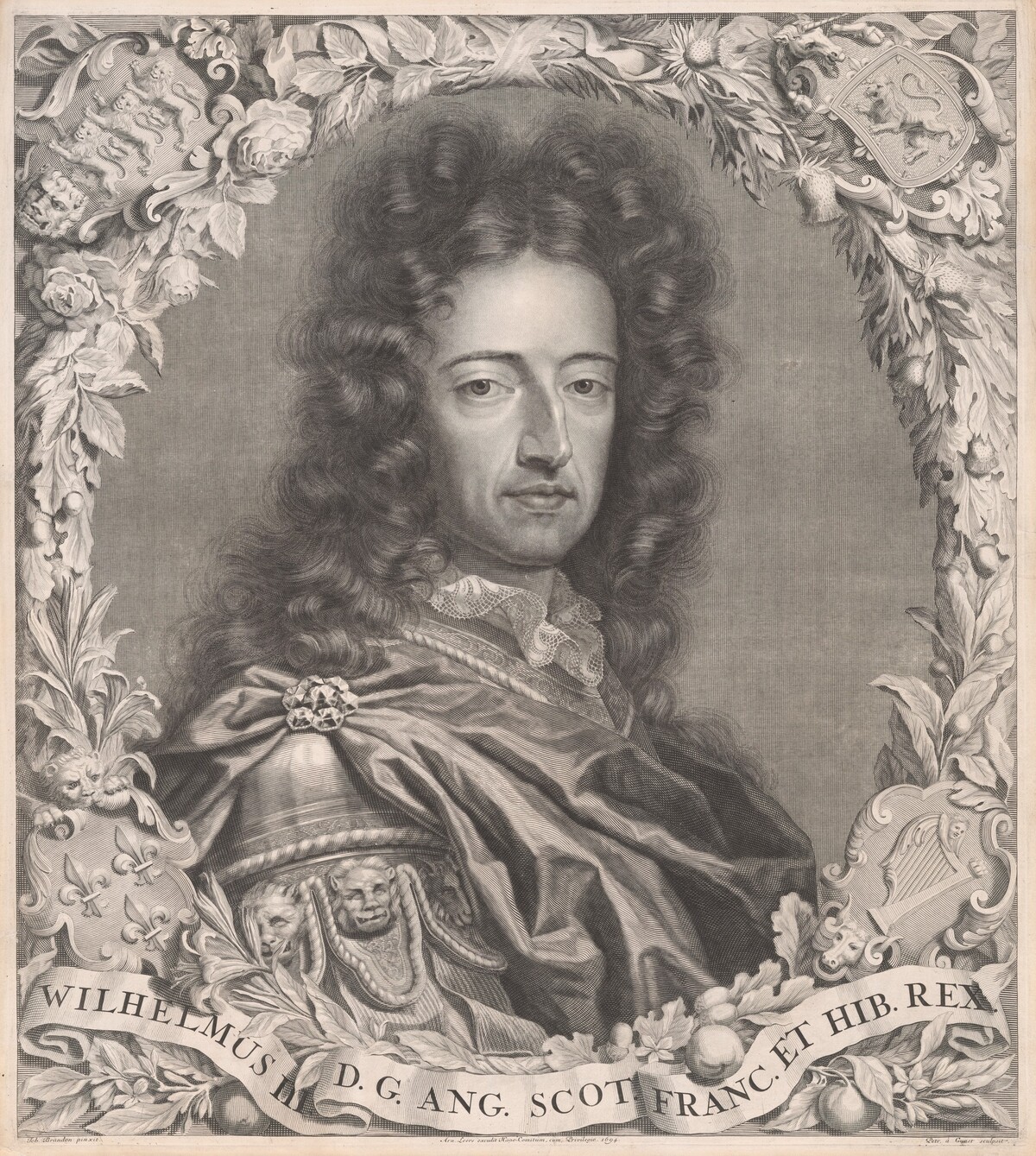 King William III by Pieter Stevens van Gunst, after Jan Hendrik Brandon