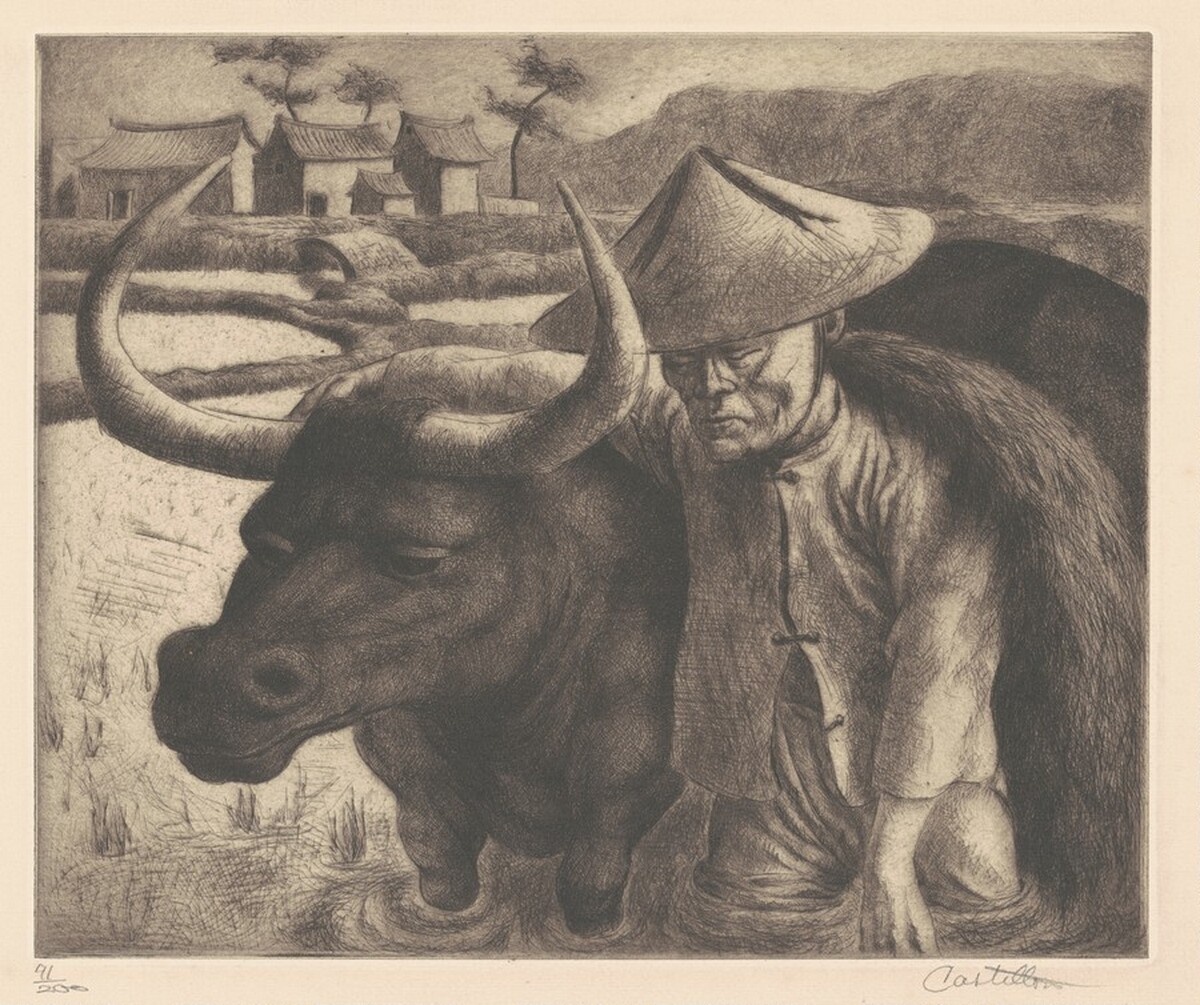 Off to the Fields by Federico Castellon