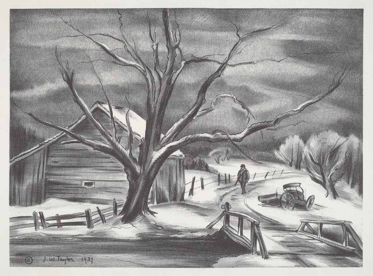Winter Afternoon by John W. Taylor