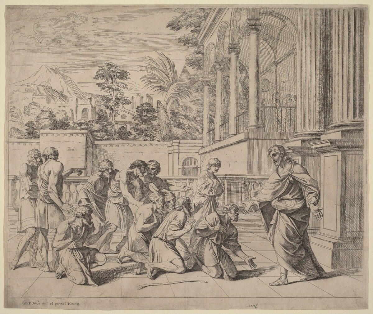 Joseph Identifying Himself to His Brothers by Pier Francesco Mola