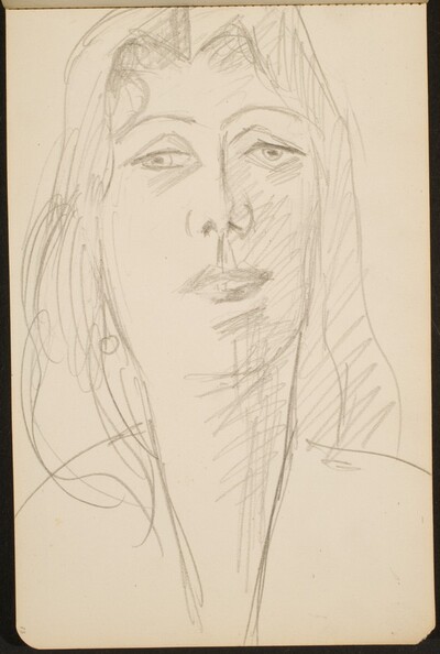 weibliche Bildnisstudie (Female Portrait) [p. 13]