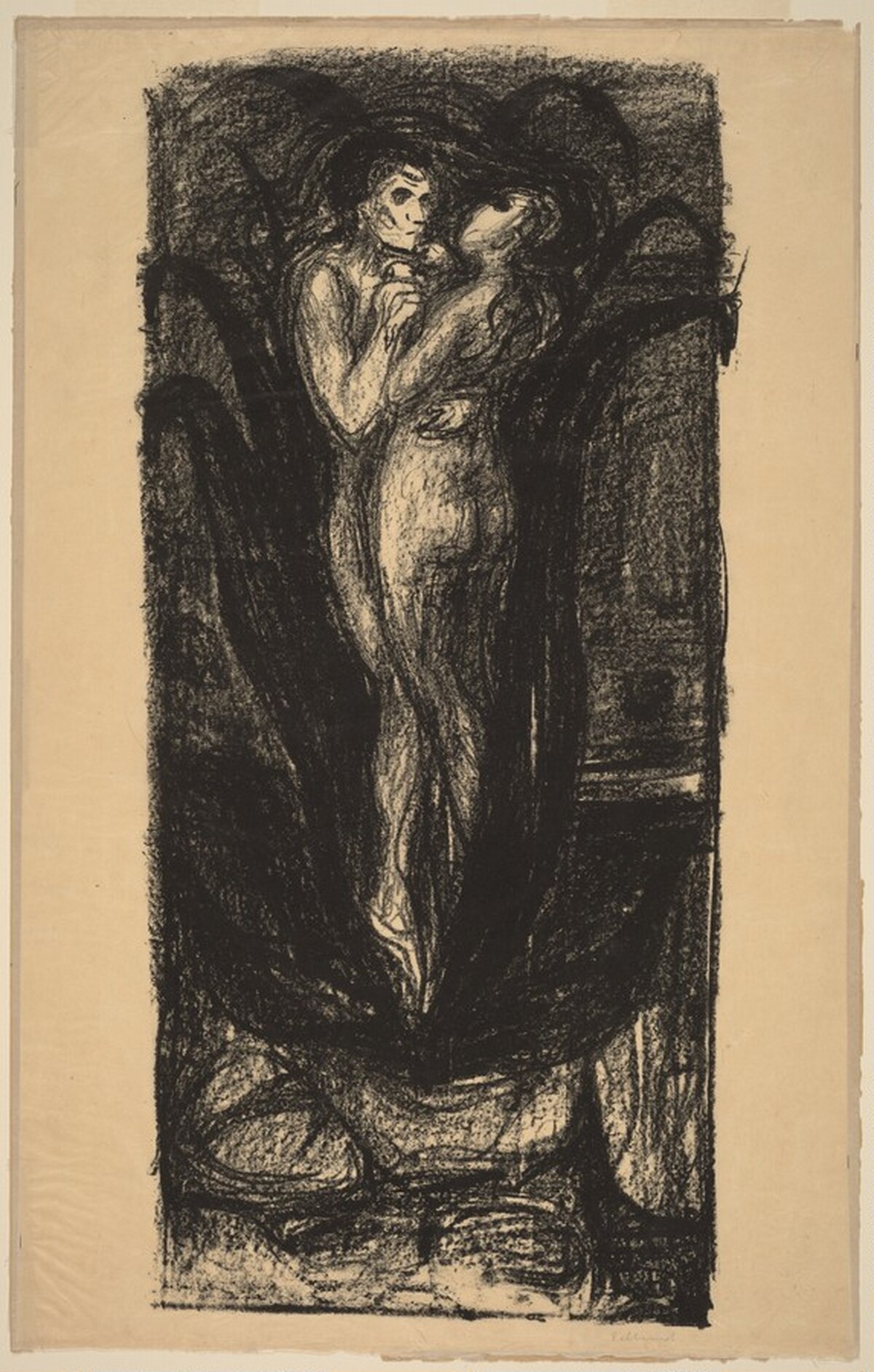 The Flower of Love (Die Blume der Liebe) by Edvard Munch