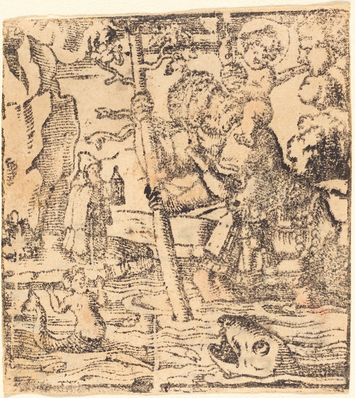 Saint Christopher by German 16th or 19th Century