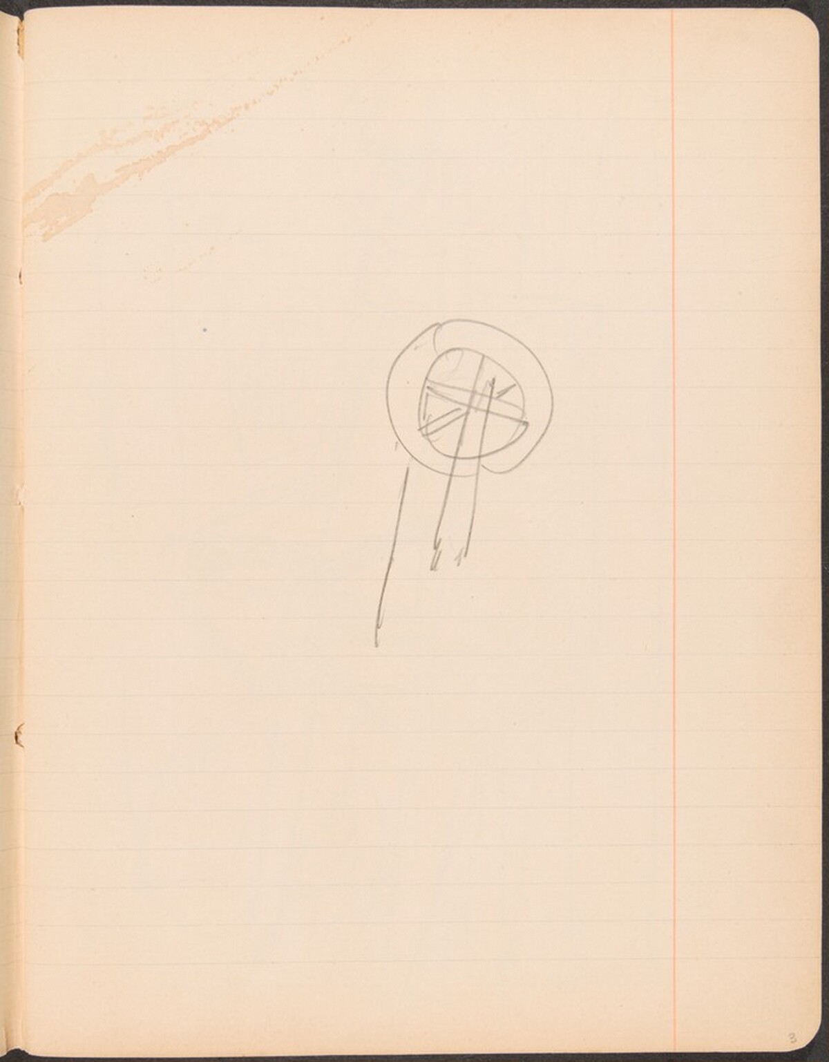 Rad eines Schubkarrens (Wheel of a Wheelbarrow) [p. 3] by Max Beckmann