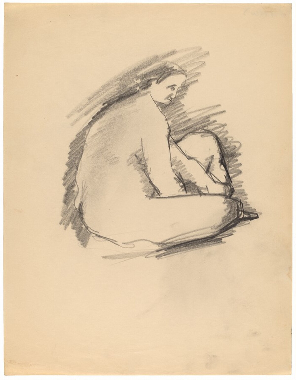 Seated Female Nude, Turned to the Right by Mark Rothko